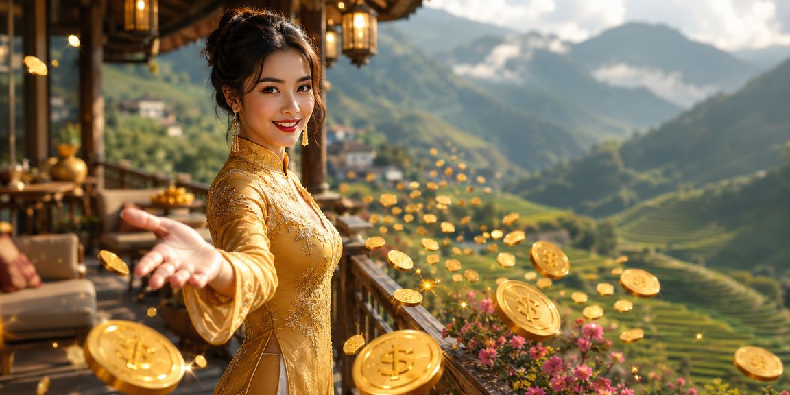 Người dùng mặc áo dài đăng ký tài khoản by2 để xem kèo giải đấu thể thao